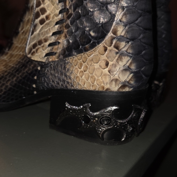 Genuine Python Made In Italy Women's Boots - Picture 6 of 11